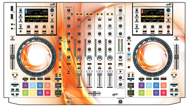 Denon DJ MCX 8000 Skin Orange Swirl
